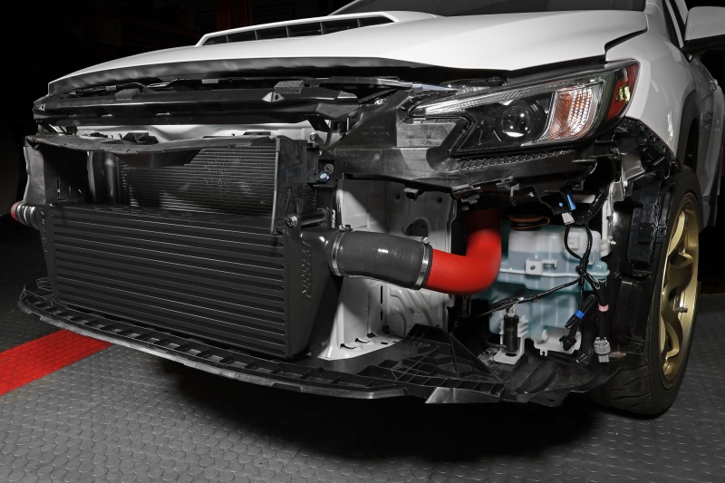 Subaru WRX Front Mount Intercooler - Perrin Performance - Red Tubes & Black Core - `22-`25